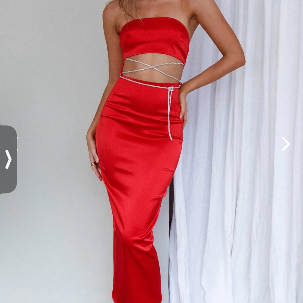 NWT saints and secrets red sexy dress